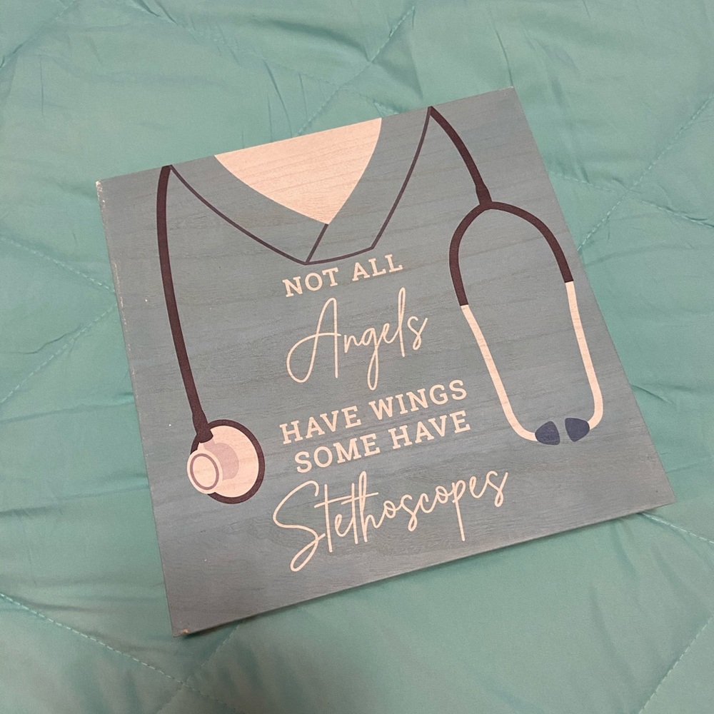 Wooden Nurse Sign